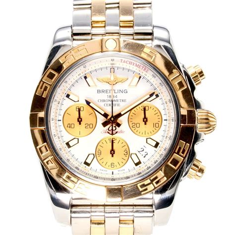 breitling 2 tone cb0140|Breitling Men's Watch CB014012.